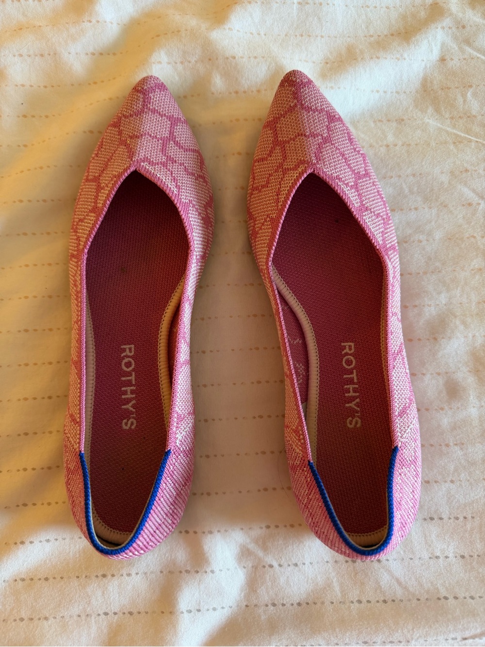 Rothy's The Point Ballet Flats in Rose Quartz Limited Edition
